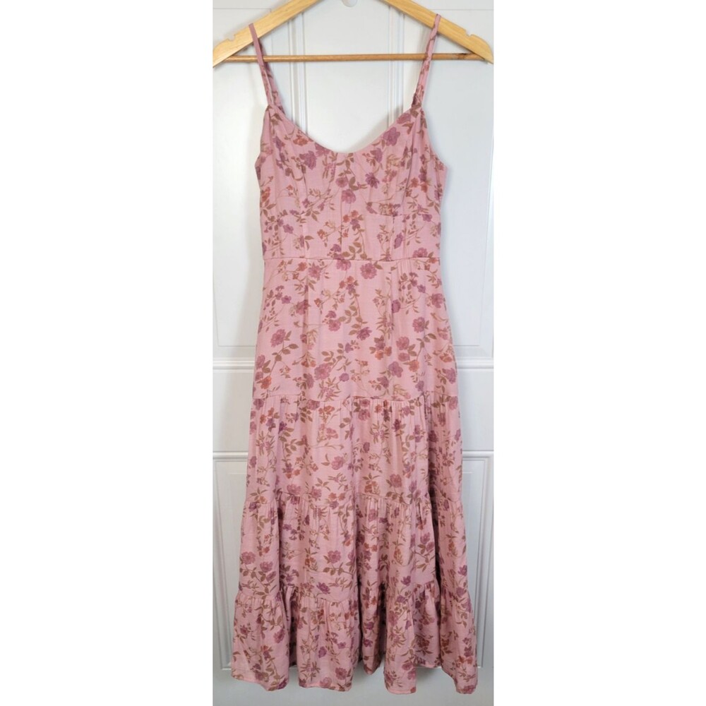 Trixxi Floral Midi Dress Size S Cottagecore Romantic Feminine